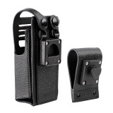 Hard-Leather Carry Case with 2.5-Inch Swivel Belt Loop for XPR 6000 Non-Display Radios