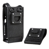 Hard-Leather Carry Case with 2.5-Inch Swivel Belt Loop for XPR 7550 Display Radios