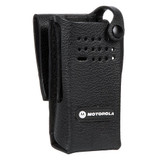 Hard-Leather Carry Case with 2.5-Inch Swivel Belt Loop for XPR 7350 Non-Display Radios