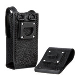 Hard-Leather Carry Case with 3-Inch Swivel Belt Loop for XPR 7350 Non-Display Radios