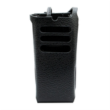 Hard-Leather Carry Case with 3-Inch Fixed Belt Loop for R5 Non-Keypad Radios
