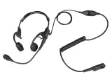 IMPRES Lightweight Temple Transducer Headset with Boom Microphone and PTT