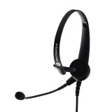 Lightweight Single-Ear Headset with In-Line PTT – FM Intrinsically Safe