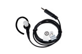 Extra-Loud Receive-Only Surveillance Earpiece, Black