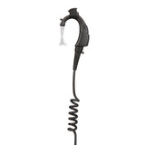 Earpiece with 12" cable and push-to-talk pod (For Enh Oper Critical Wirelss with Touch Pairing)