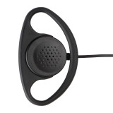 FM/UL-Approved Receive-Only D-Shell Earpiece for Speaker Microphones