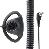 Receive-Only Adjustable D-Shell Earpiece for Speaker Microphones