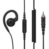 Over-the-Ear Single-Pin Earpiece with In-Line PTT