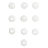 Standard Clear Rubber Replacement Eartips – 10 Pack