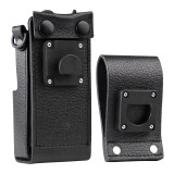 Leather Carry Case with 3-Inch Swivel Belt Loop & D-Rings