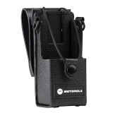 Leather Carry Case with 3-Inch Swivel Belt Loop & D-Rings