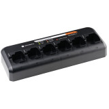 6-Pocket Rapid-Rate Multi-Unit Charger for BPR20 / BPR40 / BPR40d / BC130 – US/NA