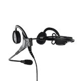 Lightweight Temple Transducer Headset