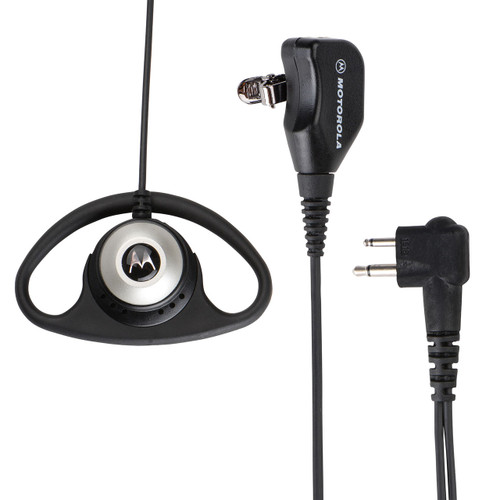 D-Shell Earpiece With Microphone and PTT
