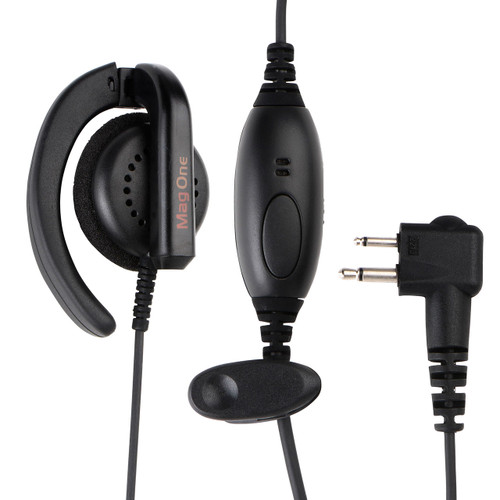 Mag One Ear Receiver with In-Line Microphone, PTT & VOX