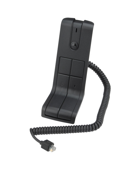 Black Desktop Paddle Microphone for Control Stations