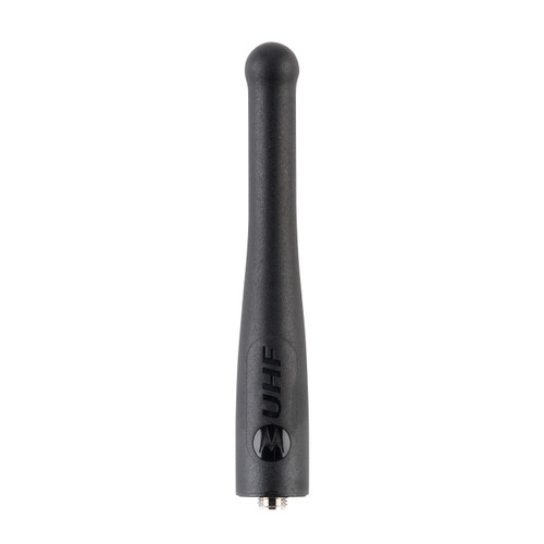 UHF Stubby Antenna for MOTOTRBO Public Safety Microphones (403–433 MHz) – FM Approved