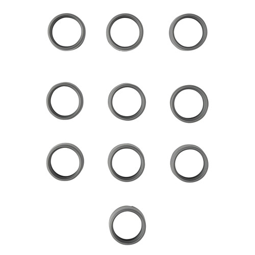 Gray Antenna ID Bands – Pack of 10