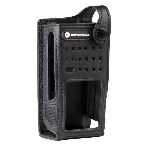 Hard-Leather Carry Case with 3-Inch Fixed Belt Loop for XPR 7550 Display Radios