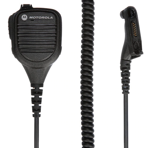 IMPRES IP68 Windporting Remote Speaker Microphone with Controls and 3.5 mm Jack