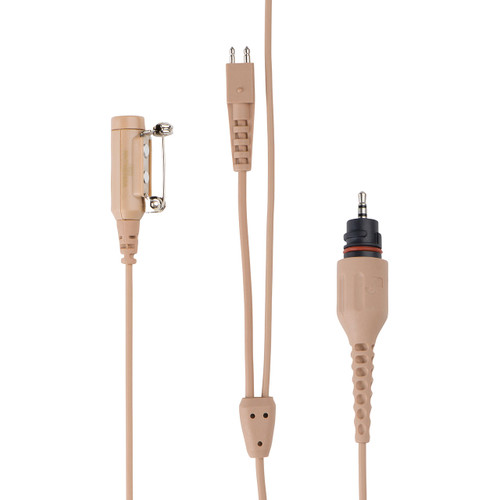 Wireless Neckloop Y-Adapter with In-Line Microphone & Retention Hook