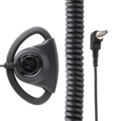 Receive-Only Adjustable D-Shell Earpiece for Speaker Microphones