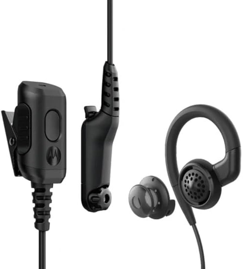 2-Wire Swivel Loud Audio Earpiece with Eartip