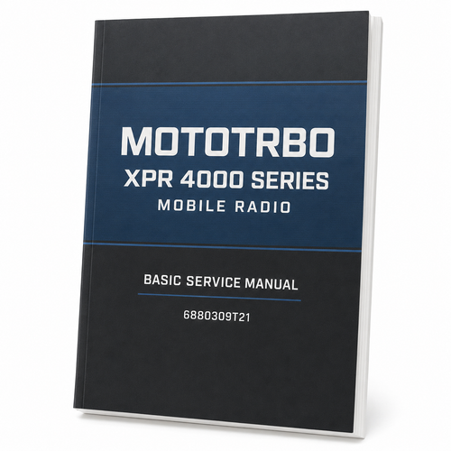 MOTOTRBO XPR 4000 Series Mobile Radio Basic Service Manual