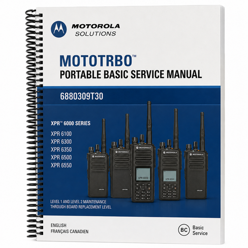 MOTOTRBO XPR Portable Basic Service Manual