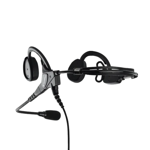 Lightweight Temple Transducer Headset