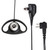 D-Shell Earpiece With Microphone and PTT