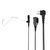 2-Wire Surveillance Kit with Clear Translucent Tube – Black