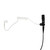 2-Wire Surveillance Kit with Clear Translucent Tube – Black