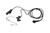 Two-Wire Comfort Surveillance Earpiece with Microphone and PTT – Black