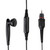Operations Critical Wireless Earbud with 11.4-Inch Cable & In-Line Microphone