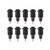 3.5mm Headset Adapters for Wireless PTT Pods – 10 Pack