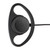 FM/UL-Approved Receive-Only D-Shell Earpiece for Speaker Microphones