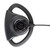 Receive-Only Adjustable D-Shell Earpiece for Speaker Microphones