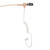 Beige 2-Wire Surveillance Kit with Quick-Disconnect Acoustic Tube