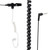 Receive-Only Earpiece with Translucent Acoustic Tube & Rubber Eartip