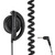 Receive-Only Flexible Earpiece with 3.5mm Plug for Remote Speaker Microphone