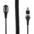 Replacement Coiled Cable for Heavy-Duty & Keypad Microphones