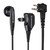 Dual-Pin Earbud With In-Line Microphone and PTT