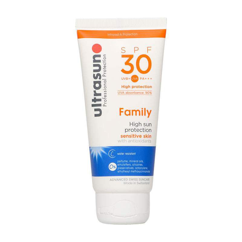 Ultrasun SPF30 Family Formula sunscreen (100ml) Tube Ultrasun Once a Day