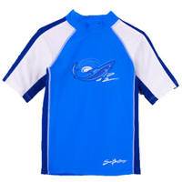 Boys Sun Busters short sleeve UV swim shirt Sky_water