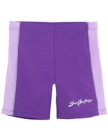 Girls Sun Busters uv swim rash shorts mimosa