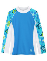 Girls Tuga UV Long Sleeve shoreline swim top cristillo