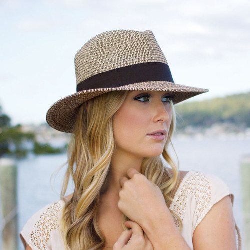 Women's Wallaroo Josie UPF50+ Fedora Sun Hat | Ladies Sun Hats