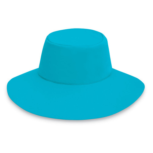 Womens Wallaroo UPF50+ aqua hat turquoise