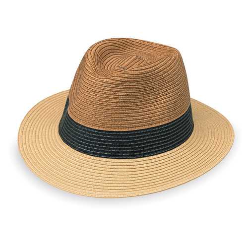 Mens Wallaroo St Tropez Fedora UV sun hat